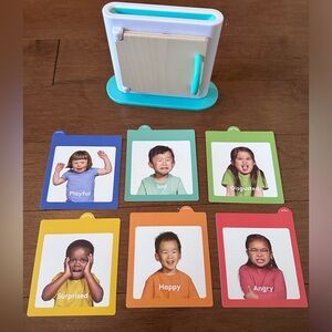 Lovevery emotion match cards & mirror